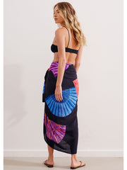 ViX Printed Sarong In Secret, view 2, click to see full size