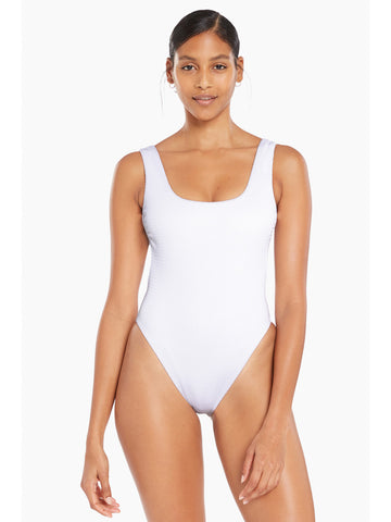 Vitamin A Reese One Piece in White Ecotex