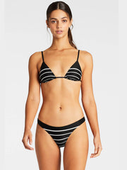 Vitamin A Rosie Teeny Cut Bottom Midnight Stripe, view 3, click to see full size