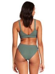 Vitamin A New Sienna Bralette in Aloe SuperRib, view 2, click to see full size