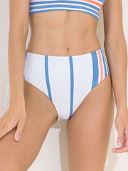 Maaji Epica High Waist Bottom in Bengal Stripe, view 1, click to see full size