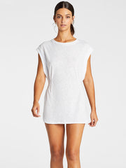 Vitamin A Swami Shirt White, view 1, click to see full size