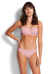 Seafolly Riviera Bustier Bra in Primrose, view 4, click to see full size