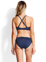 Seafolly F Cup Halter Indigo, view 2, click to see full size