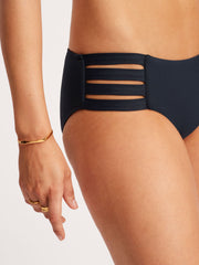 Seafolly SF Collective Multi Strap Hipster Bottom in True Navy, view 3, click to see full size