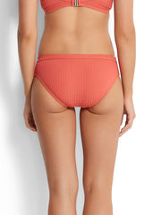 Seafolly Inka Rib Multi Strap Hipster Spice, view 2, click to see full size