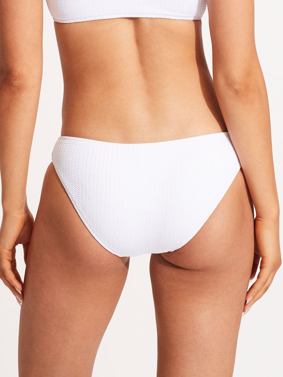 Seafolly Sea Dive Hipster In White – Sandpipers