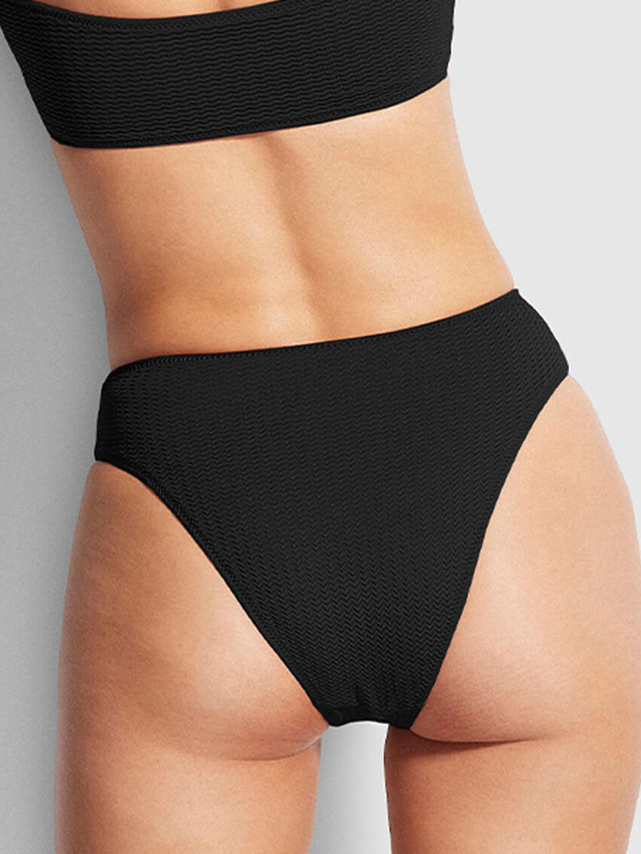 Seafolly Sea Dive High Rise Bottom In Black