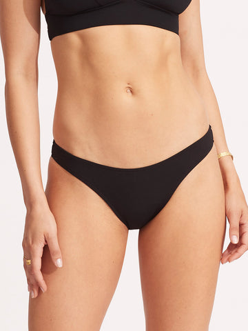 Seafolly SF Collective High Cut Pant in Black