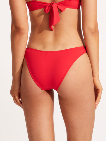 Seafolly SF Collective High Cut Pant in Chilli Red