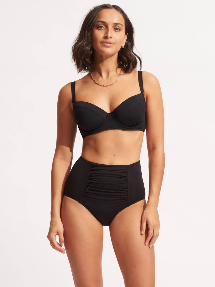 Seafolly Seafolly Collective High Waisted Pant in Black