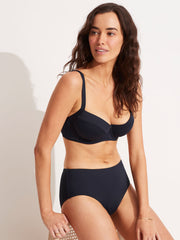Seafolly SF Collective DD Cup Underwire Bra in True Navy, view 4, click to see full size