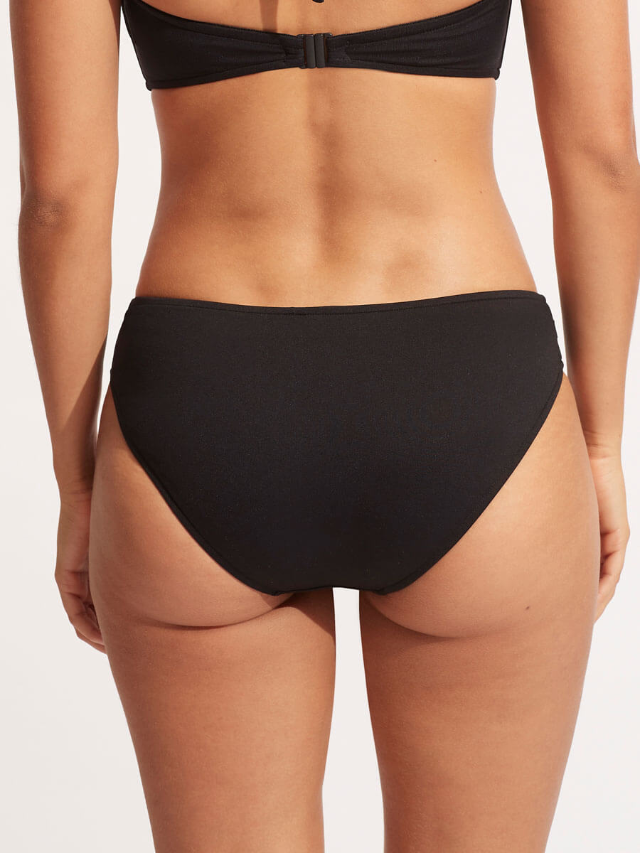 Seafolly SF Collective Twist Hipster in Black