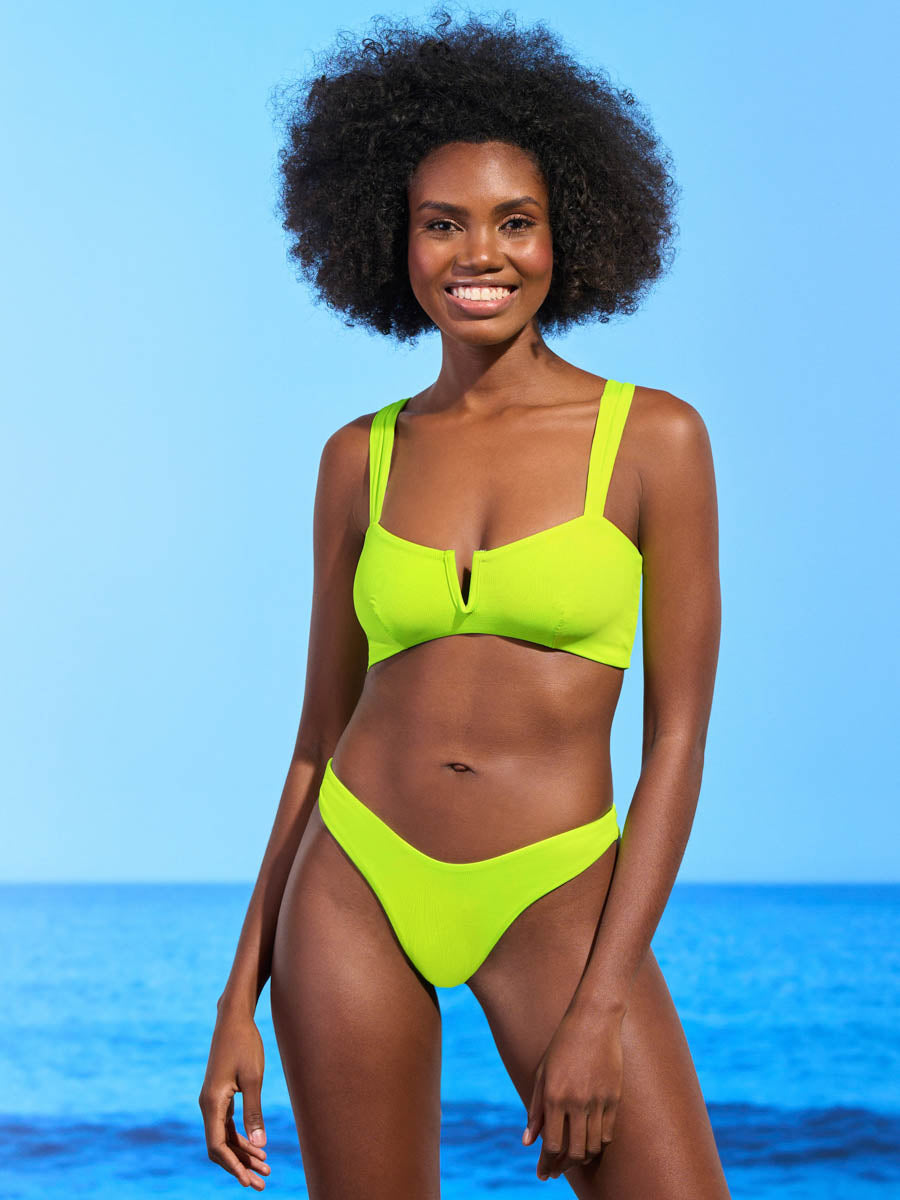 Maaji Vico V Wire Top In Chartreuse – Sandpipers