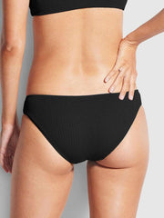 Seafolly Sea Dive Hipster in Black, view 2, click to see full size