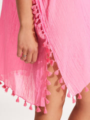 Seafolly Amnesia Kaftan in Pink, view 4, click to see full size