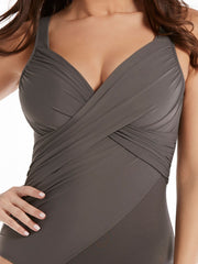 Miraclesuit Rock Solid Revele One Piece Mineral Grey, view 3, click to see full size