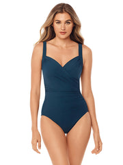 Miraclesuit Must Haves Sanibel One Piece In Nova Green, view 1, click to see full size