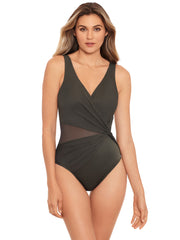 Miraclesuit Illusionist Circe One Piece In Olivetta Green, view 1, click to see full size