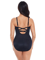 Miraclesuit Rock Solid Captivate One Piece In Black, view 2, click to see full size