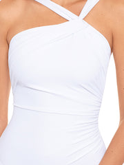 Miraclesuit Rock Solid Europa One Piece In White, view 4, click to see full size