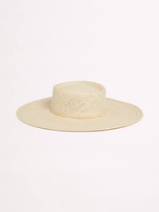 Seafolly Sundown Boater Hat in Natural, view 1, click to see full size