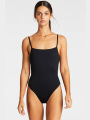 Vitamin A Edie Bodysuit Cali Cut Eco Black, view 1, click to see full size