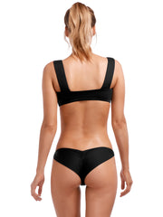 Vitamin A Venus Top Eco Black, view 2, click to see full size
