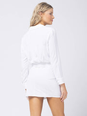 L*Space Aura Dress In White, view 2, click to see full size