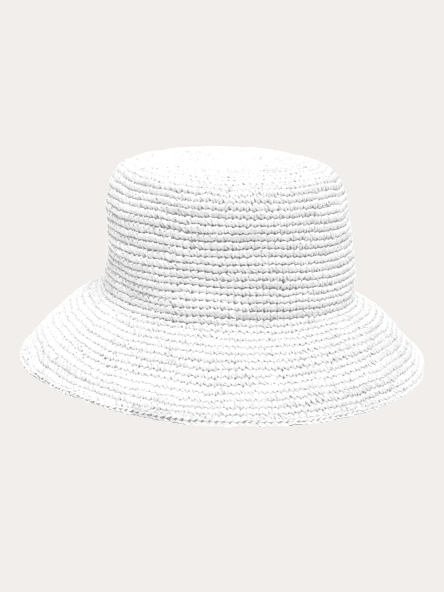 Vitamin A Cannes Bucket Hat in White