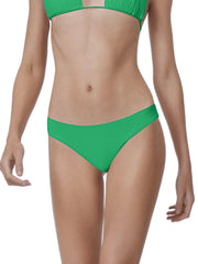 PQ Swim Ruched Full Bottom in Ireland Green, view 1, click to see full size