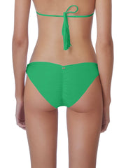 PQ Swim Ruched Full Bottom in Ireland Green, view 2, click to see full size