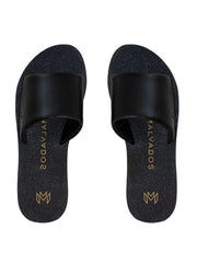 Malvados Icon Ellie Sandals In Blackout, view 2, click to see full size