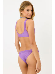 Frankies Bikinis Cole Top In Violet, view 2, click to see full size