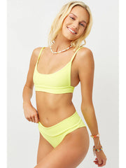 Frankies Bikinis Gavin Top In Lemonade, view 1, click to see full size