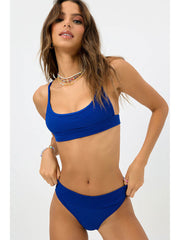 Frankies Bikinis Gavin Bottom In Cerulean, view 3, click to see full size