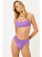 Frankies Bikinis Gavin Bottom In Violet, view 4, click to see full size