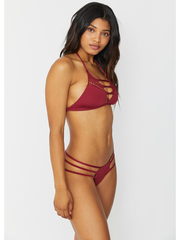 Frankies Bikinis Sienna Top Merlot