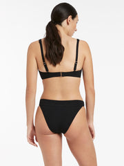Jets Jetset D/DD Underwire Top in Black, view 3, click to see full size