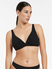 Jets Jetset D/DD Underwire Top in Black, view 1, click to see full size