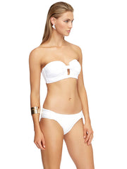 JETS Jetset Tab Front Bandeau White, view 3, click to see full size
