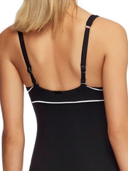 JETS Classique D/DD Underwire One Piece Black/White, view 4, click to see full size