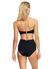 JETS Contour D/DD Bandeau Top Black, view 2, click to see full size