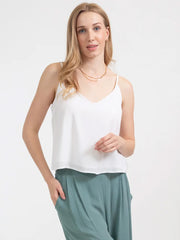 Koy Resort Miami Camisole in White, view 1, click to see full size