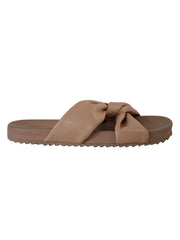 Malvados Icon Koy Sandals In Tan, view 2, click to see full size