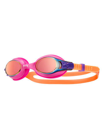TYR Junior/Youth Swimple Goggles Pink Purple