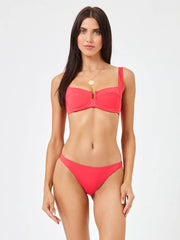 L*Space Camellia Top In Hot Cherry, view 4, click to see full size