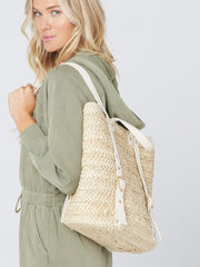 L*Space Summer Day's Backpack In Natural, view 1, click to see full size