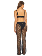 PQ Swim Nikki Mesh Pant Black, view 2, click to see full size