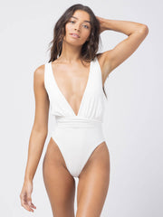 L*Space Allegra One Piece Bitsy In Cream, view 1, click to see full size